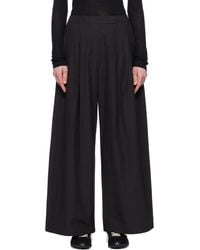 Amomento - ブラック スリータック バンディング トラウザーズ - Lyst