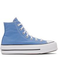 Blue Converse Shoes for Women | Lyst