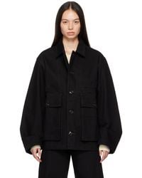 Lemaire - Boxy Denim Jacket - Lyst