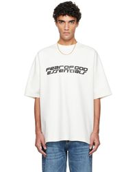 Fear Of God - Off- Holiday Ponte 90S T-Shirt - Lyst