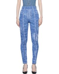 Balmain - Trousers > leggings - Lyst