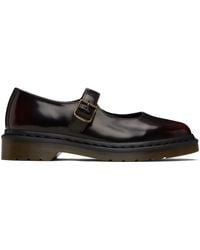 Dr. Martens - Burgundy Elphie Mary Jane Loafers - Lyst