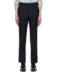 Tom Ford - ネイビー Super Plain Weave O'Connor トラウザーズ - Lyst