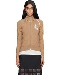 Isabel Marant - Blouson De Style Cardigan Lanya Brun Clair - Lyst