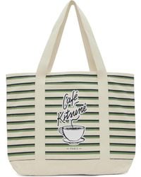 Maison Kitsuné - Off-white Coffee Cup Tote - Lyst