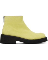 MM6 by Maison Martin Margiela - Suede Ankle Boots - Lyst