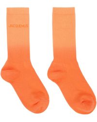 Jacquemus - Orange 'les Chaussettes Moisson' Socks - Lyst