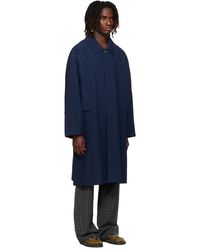 Kiko Kostadinov Babraham Coat in Black for Men | Lyst