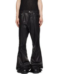 Rick Owens - Tower Bolan Bootcut Leather Pants - Lyst