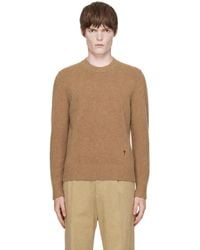 Ami Paris - Crewneck Cashmere Ami De Coeur Sweater - Lyst