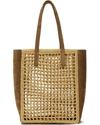 KHAITE - ベージュ スモール Zoe トートバッグ - Lyst