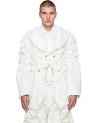 Comme des Garçons - Polyester Heavy Kersey Blazer - Lyst