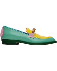 Casablancabrand - Green & Yellow Memphis Loafers - Lyst