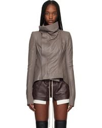 Rick Owens - Temple Naska Leather Jacket - Lyst