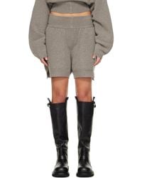 Rick Owens - Tower Cashmere Shorts - Lyst