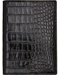 Tom Ford - Shiny Printed Croc T Line Passport Holder - Lyst