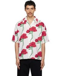 KENZO - Off- Paris Archive Rose' Short Sleeve Shirt - Lyst