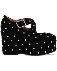 Alaïa - Criss Cross Wedge Heels - Lyst