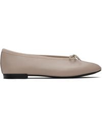 Repetto - トープ Lilouh アーモンドトゥ バレエシューズ - Lyst