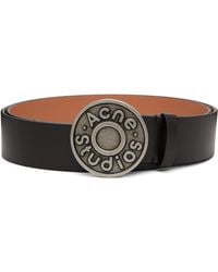 Acne Studios - Logo Leather Belt - Lyst