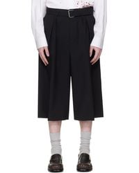 Dries Van Noten - Wool Mohair Shorts - Lyst