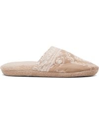 Versace - Taupe 'I Heart Baroque' Slippers - Lyst