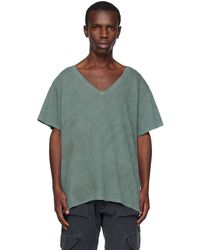 Greg Lauren - V-neck T-shirt - Lyst
