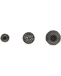 Balenciaga - Silver Cagole Earrings Set - Lyst