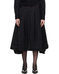 HODAKOVA - Upsidedown Trouser Wide Midi Skirt - Lyst