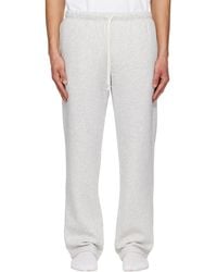 Skims - Fleece Lounge Classic Straight-Leg Sweatpants - Lyst