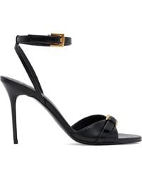 Balmain - Anthem Leather Heeled Sandals - Lyst