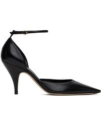 The Row - Grained Lambskin D'Orsay Pumps - Lyst