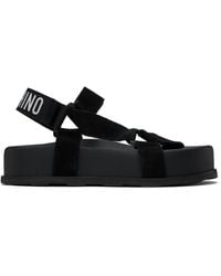 Moschino - Suede Sandals - Lyst