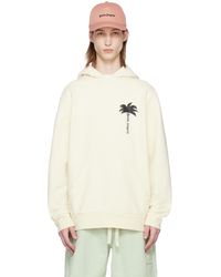 Palm Angels - Yellow 'the Palm' Hoodie - Lyst