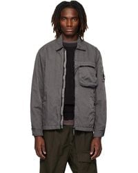 C.P. Company - Panama-R Zipped Lens Overshirt - Lyst
