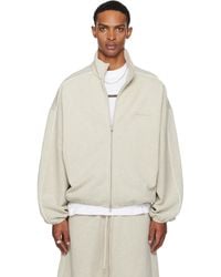 Fear Of God - Modern Fit Fleece Track Jacket - Lyst