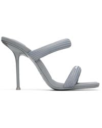 Alexander Wang - Julie 105Mm Nylon Tubular Heeled Sandals - Lyst