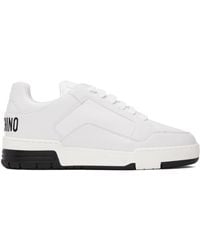 Moschino - White Streetball Teddy Bear Sneakers - Lyst