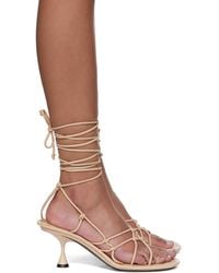 Acne Studios - Strappy Heeled Sandals - Lyst