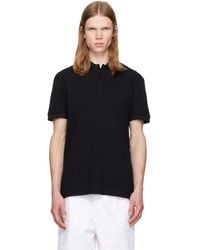 BOSS - Contrast-Tipped Cotton Piqué Polo - Lyst