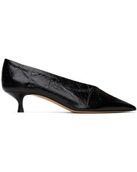 Le Monde Beryl - Chaussures à petit talon de style babouche noires - Lyst