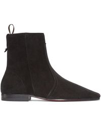 mens red bottom boots