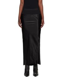 Rick Owens - Temple Calf Bias Midi Skirt - Lyst