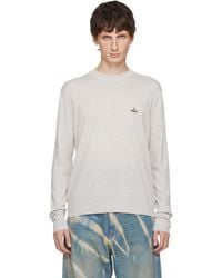 Vivienne Westwood - Off- Alex Round Neck Sweater - Lyst