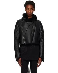 Julius - Zipped Leather Jacket - Lyst