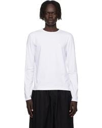 Acne Studios - Long Sleeve Regular Fit T-Shirt - Lyst