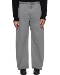 LE17SEPTEMBRE - Garment-Dyed Curved Jeans - Lyst