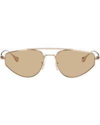 Jil Sander - Oliver Peoples 'Edition 5' Aviator Sunglasses - Lyst
