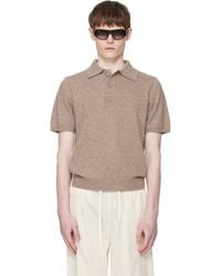 Entire studios - Short Sleeve Knit Polo - Lyst