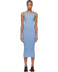 JW Anderson - Anchor Logo Twisted Strap Midi Dress - Lyst